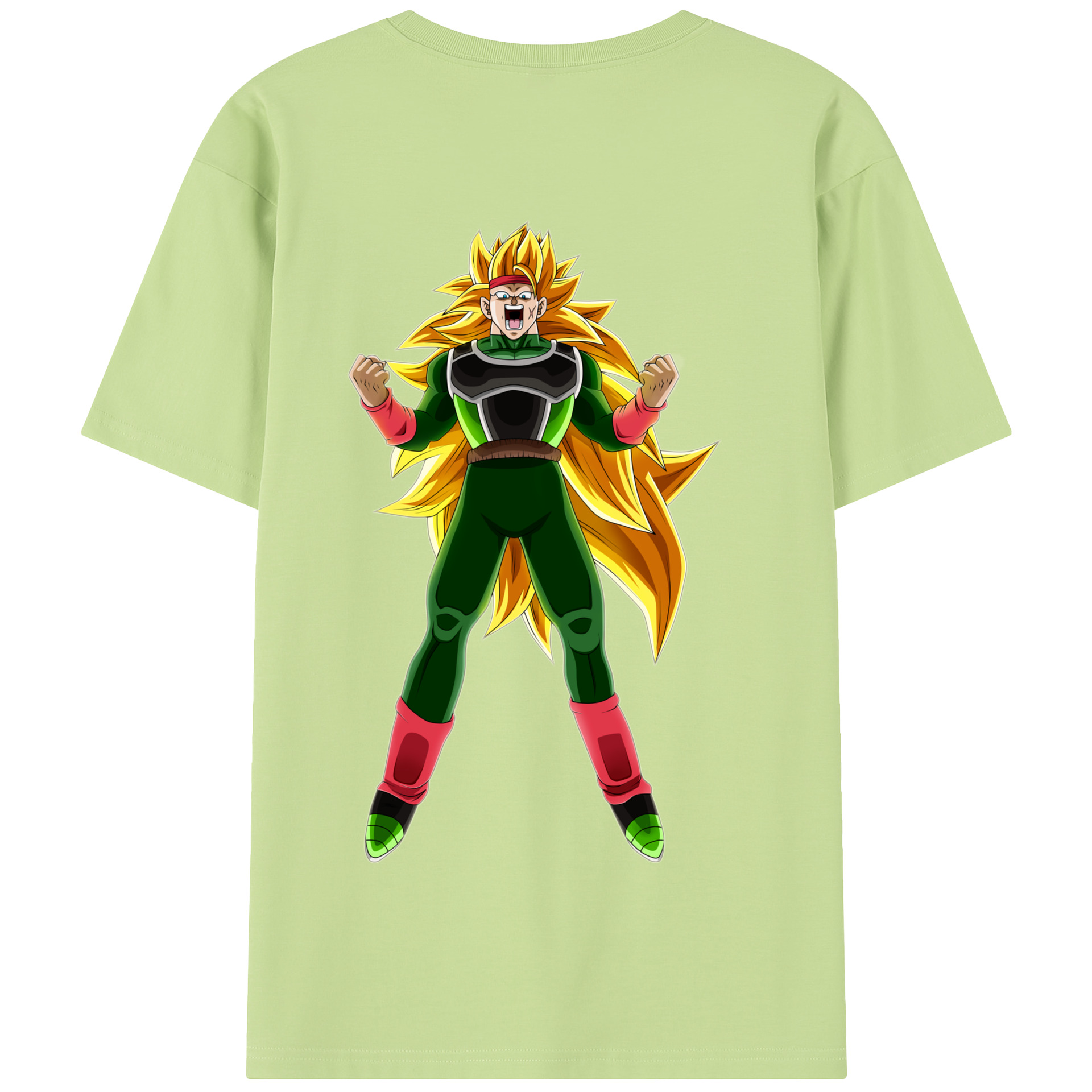 （画像用） ドラゴンボール ブロリー DRAGON BALL Broli 綿100％半袖Tシャツ（背面プリント）